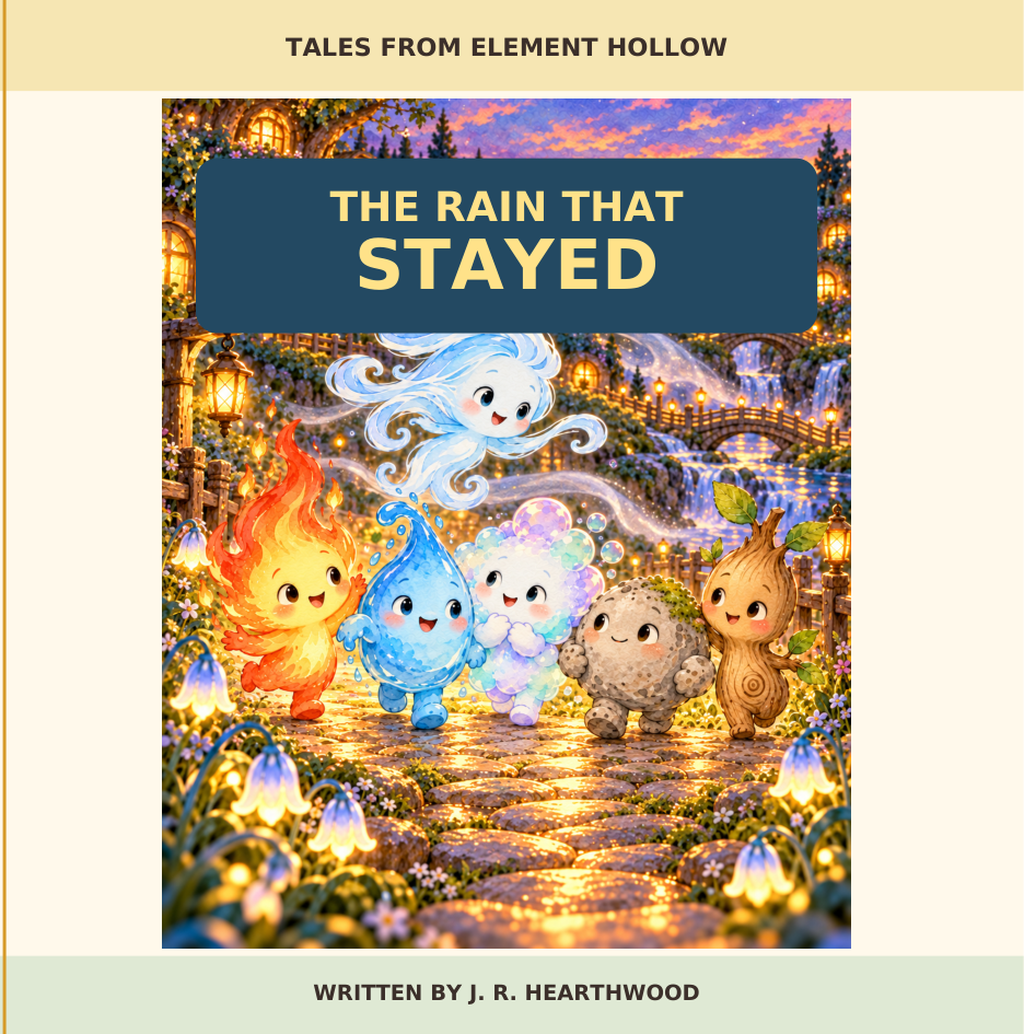 Published front cover of The Rain That Stayed by J. R. Hearthwood